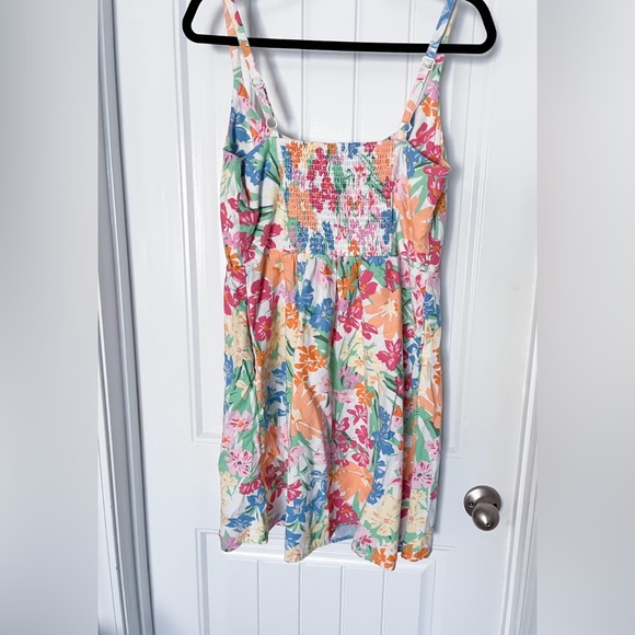 Old Navy Colorful Floral Midi Dress - Picture 2 of 5